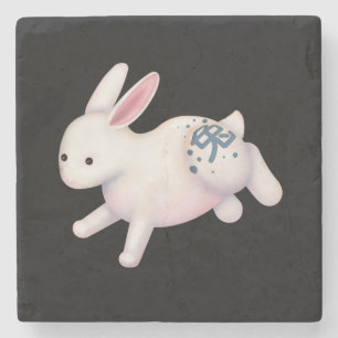Chinees Zodiab Rabbit Cute Astrology Sign Stenen Onderzetter