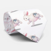 Chinees Zodiab Rabbit Cute Astrology Sign Stropdas (Opgerold)