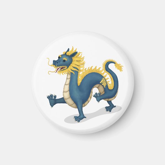 Chinees Zodiac Dragon Astrologie teken Magneet (Voorkant)