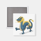 Chinees Zodiac Dragon Astrologie teken Magneet (Voorkant / Achterkant)