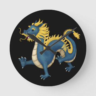 Chinees Zodiac Dragon Astrologie teken Ronde Klok
