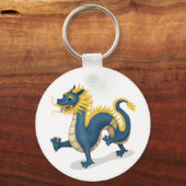 Chinees Zodiac Dragon Astrologie teken Sleutelhanger (Voorkant)