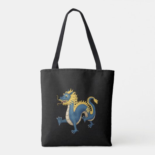 Chinees Zodiac Dragon Astrologie teken Tote Bag (Achterkant)