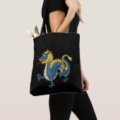 Chinees Zodiac Dragon Astrologie teken Tote Bag (Dichtbij)