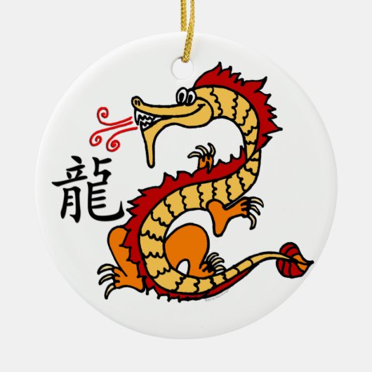 Chinees zodiac Dragon Ornament (Voorkant)