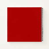 Chinees Zodiac Dragon Red/Gold ID542 Notitieboek (Achterkant)