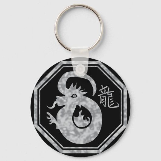 Chinees zodiac Dragon-teken Sleutelhanger (Voorkant)