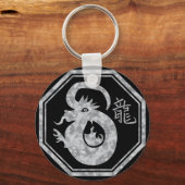 Chinees zodiac Dragon-teken Sleutelhanger (Voorkant)