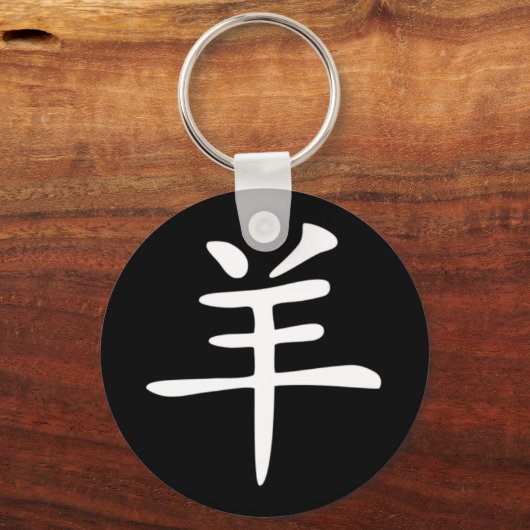 Chinees Zodiac - Geitte Sleutelhanger (Voorkant)