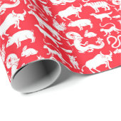 Chinees Zodiac-inpakpapier Cadeaupapier (Rol Hoek)