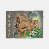 Chinees Zodiac-jaar van de aap Fleece Deken (Voorkant (Horizontaal))