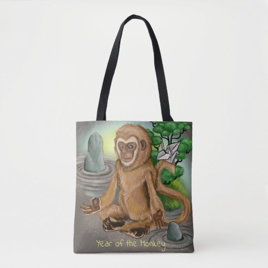Chinees Zodiac-jaar van de aap Tote Bag (Voorkant)