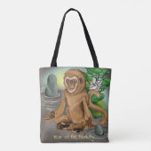 Chinees Zodiac-jaar van de aap Tote Bag (Achterkant)