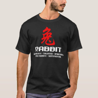 Chinees Zodiac-jaar van de Donkere T-shirt van het