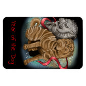 Chinees Zodiac-jaar van de hond Magneet (Horizontaal)
