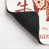 Chinees Zodiac Jaar van de os Dier Teken Muismat (Hoek)