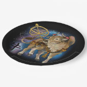 Chinees Zodiac-jaar van de Ox Papieren Bordje (Gekanteld)
