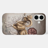 Chinees Zodiac-jaar van de Ram Art iPhone Case (Achterkant (horizontaal))
