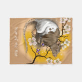 Chinees Zodiac-jaar van de Rat Fleece Deken (Voorkant (Horizontaal))
