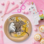 Chinees Zodiac-jaar van de Rat Papieren Bordje (Feest)