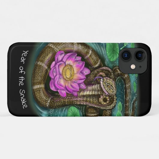 Chinees Zodiac-jaar van de slang Case-Mate iPhone Case (Achterkant (horizontaal))