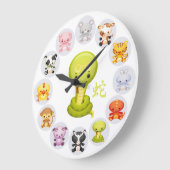 Chinees Zodiac-jaar van de slang Grote Klok (Hoek)