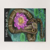 Chinees Zodiac-jaar van de slang Legpuzzel (Horizontaal)