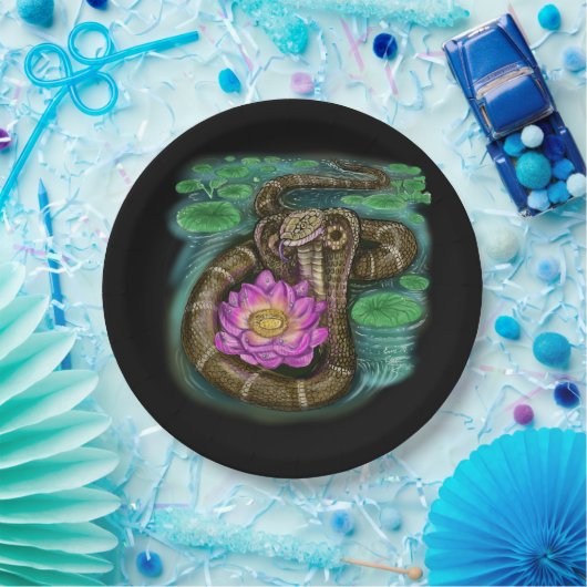 Chinees Zodiac-jaar van de slang Papieren Bordje (Feest)