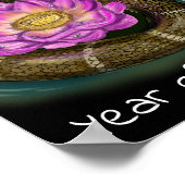 Chinees Zodiac-jaar van de slang Poster (Hoek)