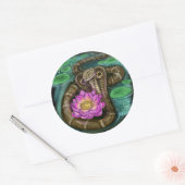 Chinees Zodiac-jaar van de slang Ronde Sticker (Envelop)