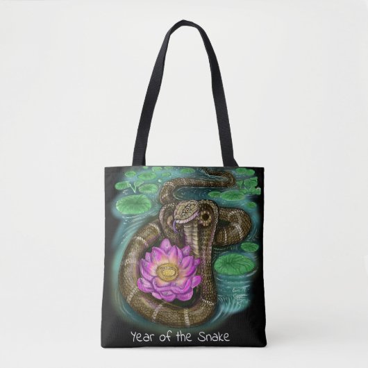 Chinees Zodiac-jaar van de slang Tote Bag (Voorkant)