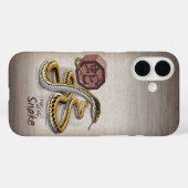 Chinees Zodiac-jaar van de slangenkunst Case-Mate iPhone Case (Achterkant (horizontaal))
