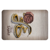 Chinees Zodiac-jaar van de slangenkunst Magneet (Horizontaal)