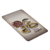 Chinees Zodiac-jaar van de slangenkunst Magneet (Rechterzijde)