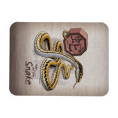 Chinees Zodiac-jaar van de slangenkunst Magneet (Horizontaal)