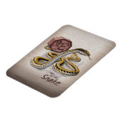 Chinees Zodiac-jaar van de slangenkunst Magneet (Linkerzijde)