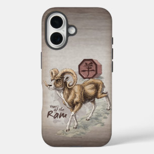 Chinees Zodiac-jaar van het Hoesje-Mate Samsu voor iPhone 16 Hoesje