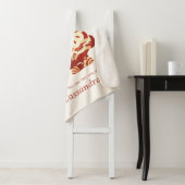 Chinees Zodiac Jaar van het Konijn Dier Teken Sherpa Deken (In situ)