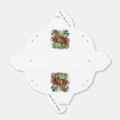 Chinees Zodiac-jaar van het paard Bedankdoosjes (Uitgevouwen)