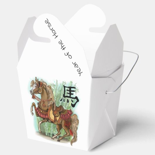 Chinees Zodiac-jaar van het paard Bedankdoosjes (Geopend)
