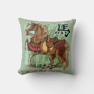 Chinees Zodiac-jaar van het paard Kussen