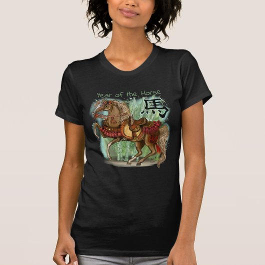 Chinees Zodiac-jaar van het paard T-shirt (Voorkant)