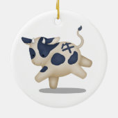 Chinees Zodiac Ox Cute Astrology Sign Keramisch Ornament (Achterkant)