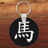 Chinees Zodiac - Paarden Sleutelhanger (Voorkant)