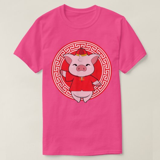 Chinees Zodiac Pig 422 T-shirt (Design voorkant)