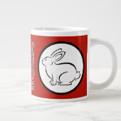 Chinees Zodiac Rabbit Jumbo Mok (Rechts)