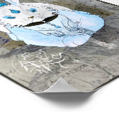 Chinees Zodiac Rabbit Poster (Hoek)