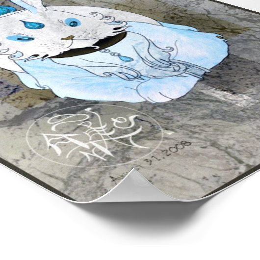 Chinees Zodiac Rabbit Poster (Hoek)