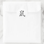 Chinees Zodiac - Rat Ronde Sticker (Tas)