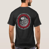 Chinees Zodiac T-shirt Rat Rode Ring (Achterkant)